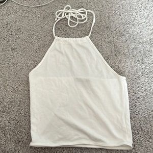 Brandy Melville white halter top